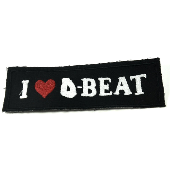 I LOVE D-BEAT – EMBROIDERED PATCH