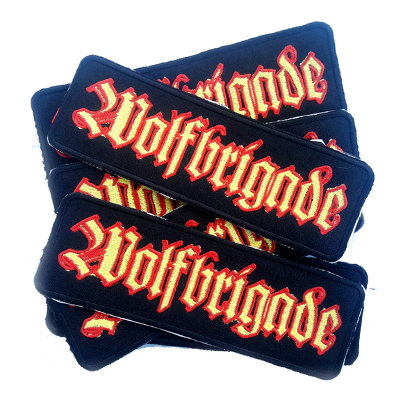 WOLFBRIGADE – embroidered patch (lines)