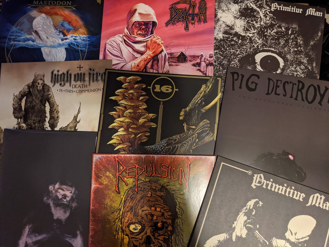 New Arrivals: Repulsion, Primitive Man, Death, Nothing