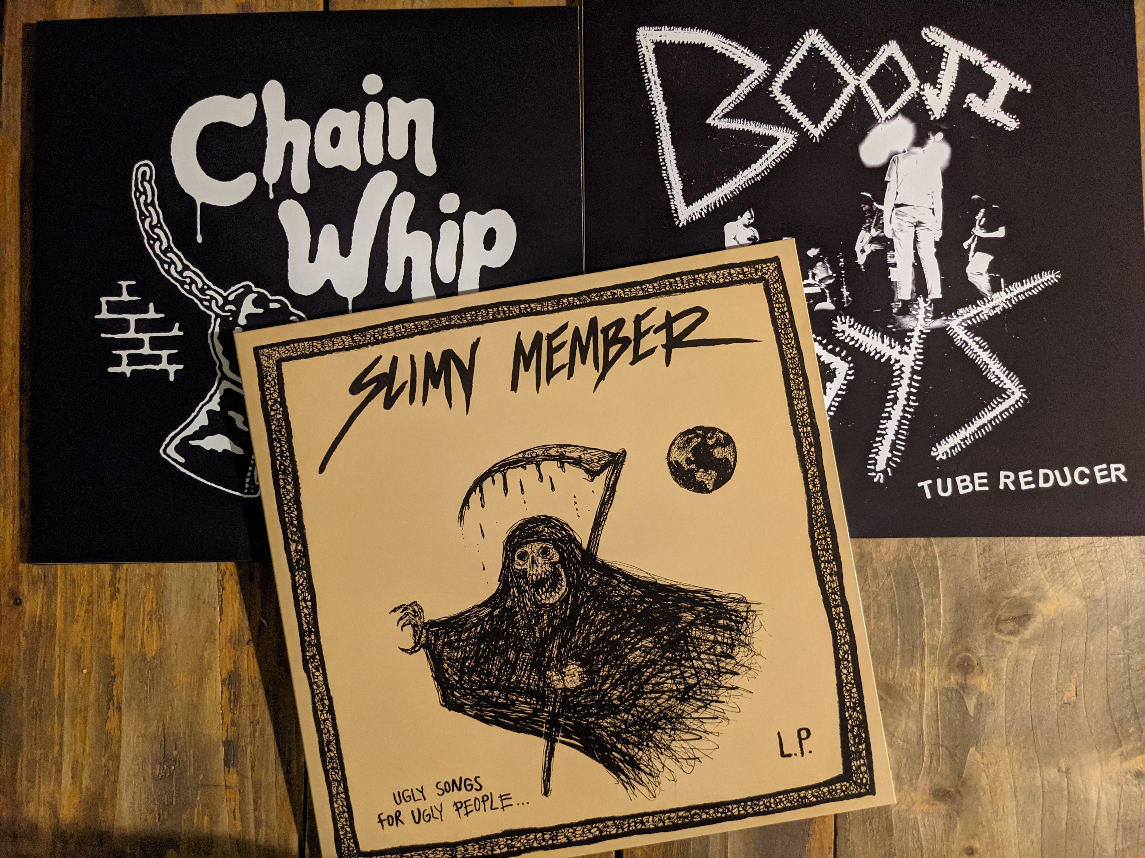 New Arrivals: Chain Whip, Slimy Member, Booji Boys