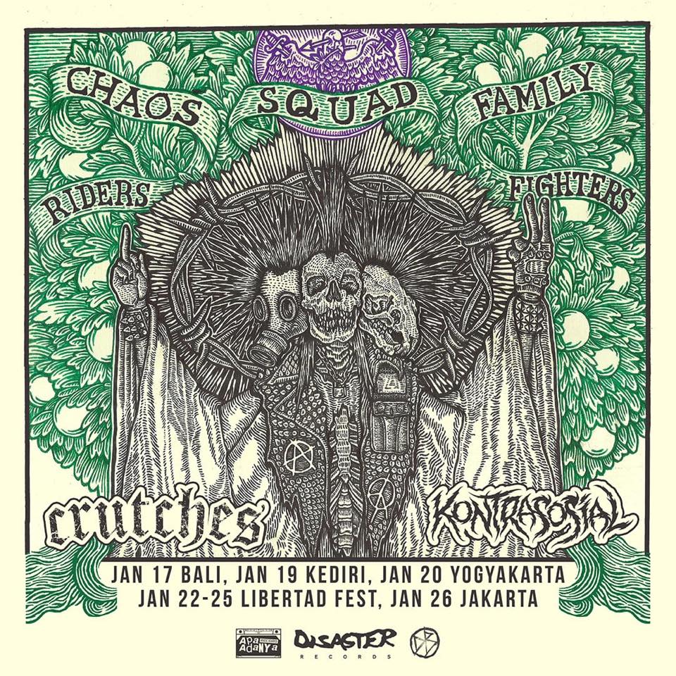 Crutches / Kontrasosial Chaos Riders / Freedom Fighters tour