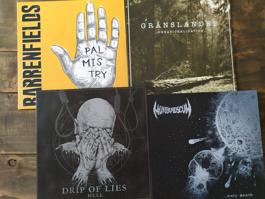 New Arrivals: Drip Of Lies, Barrenfields, Moribund Scum, Gränslandet