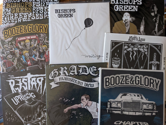 New Arrivals: Bishops Green, Cock Sparrer, Booze & Glory,