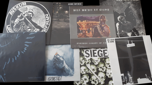 New Arrivals to Distro: 31/10/2018: His Hero Is Gone, Avskum, Tragedy, Zone Infine.....