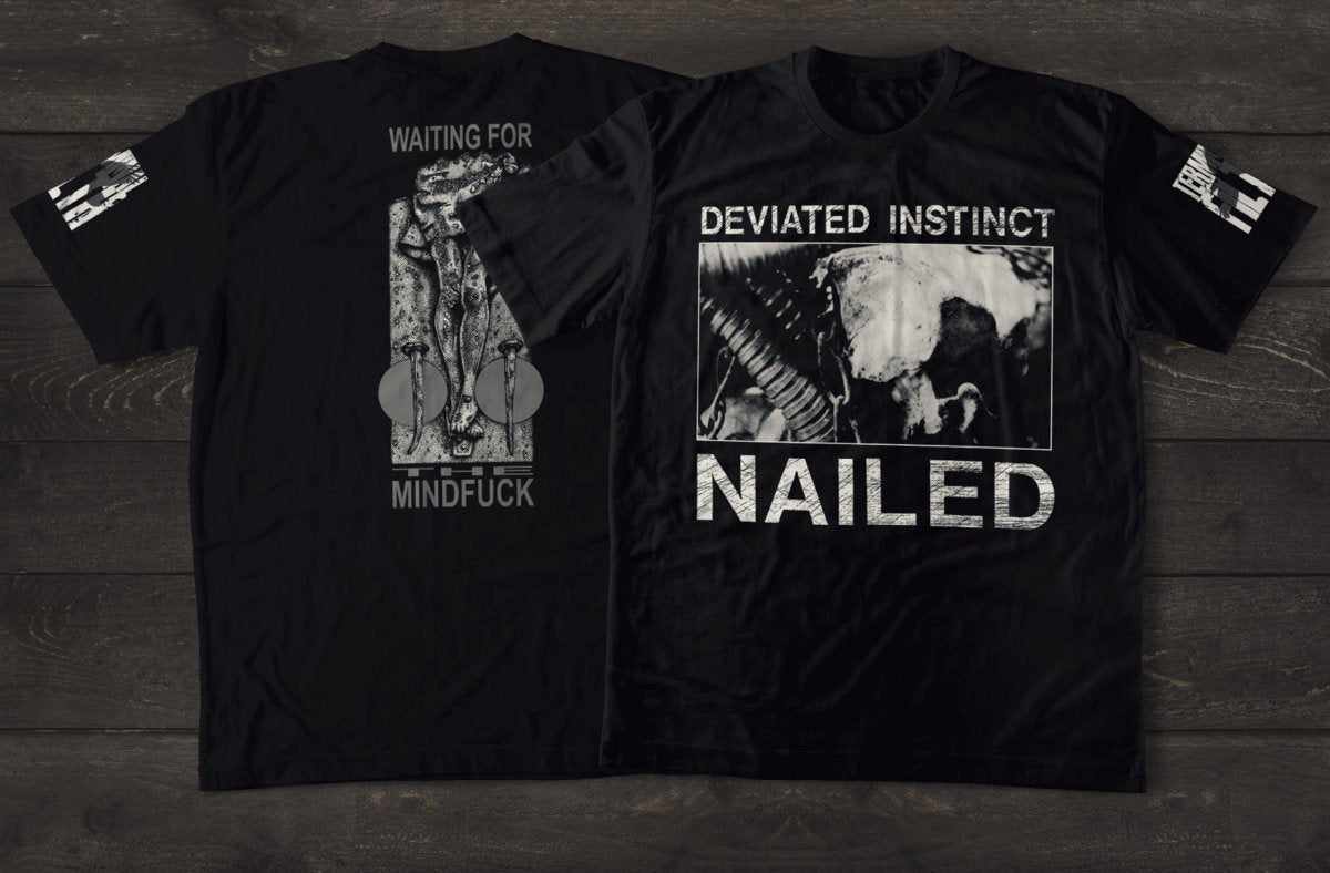 Deviated Instinct - Nailed shirt design