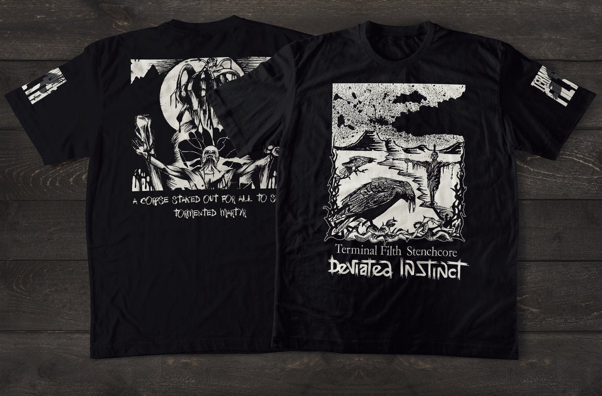 Deviated Instinct - Terminal Filth Stenchcore shirt design