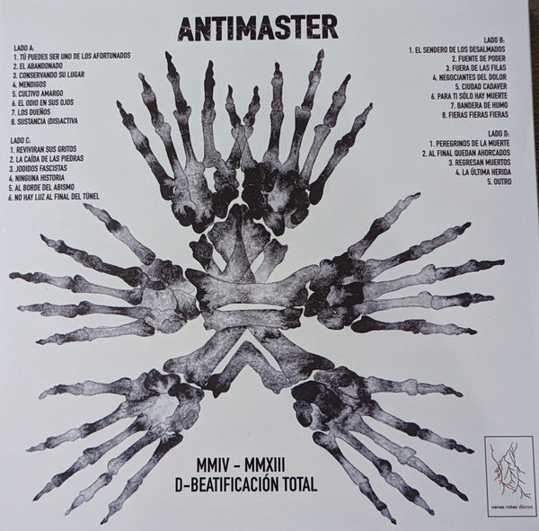 Antimaster- Discografía 2x12"