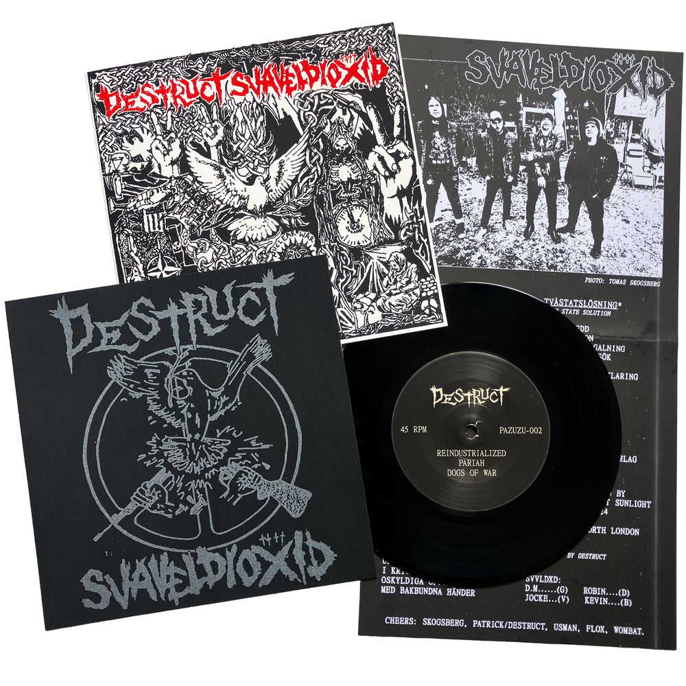 DESTRUCT / SVAVELDIOXID SPLIT 7"