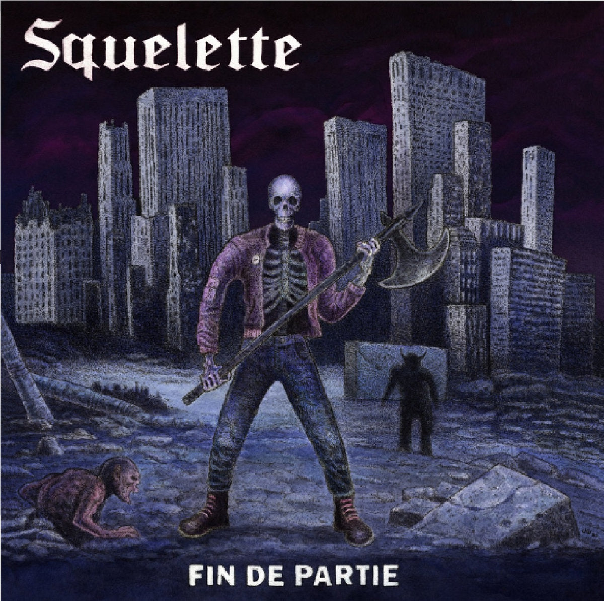 SQUELETTE "Fin de partie" 12"