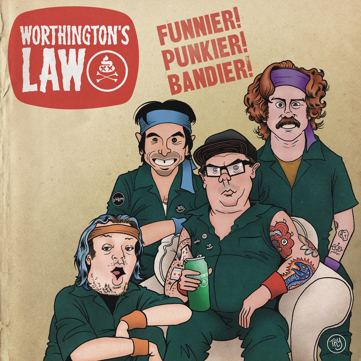Worthington’s Law - Funnier! Punkier! Bandier! LP