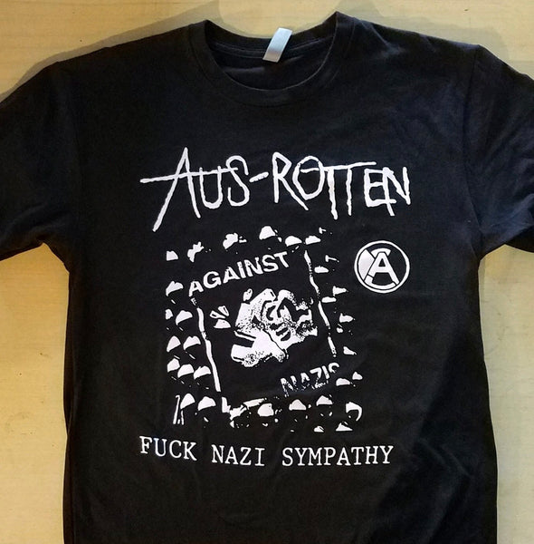 AUS - ROTTEN - Camisa "Fuck Nazi Sympathy"