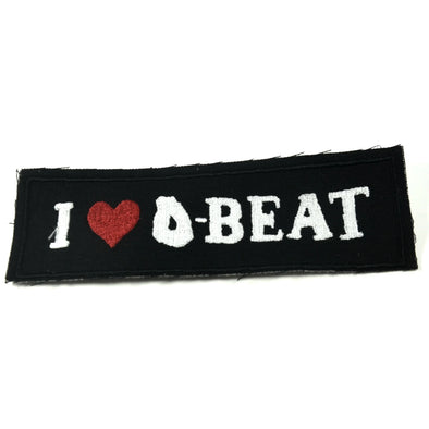 I LOVE D-BEAT – EMBROIDERED PATCH