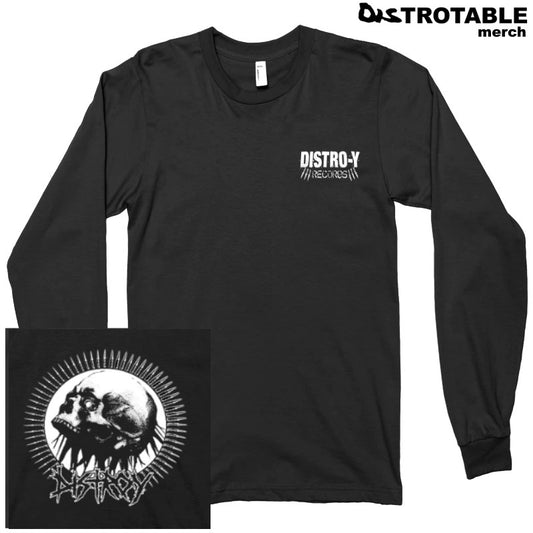 Distro-y Longsleeve Front + Back Prints  (Ethical Merch)