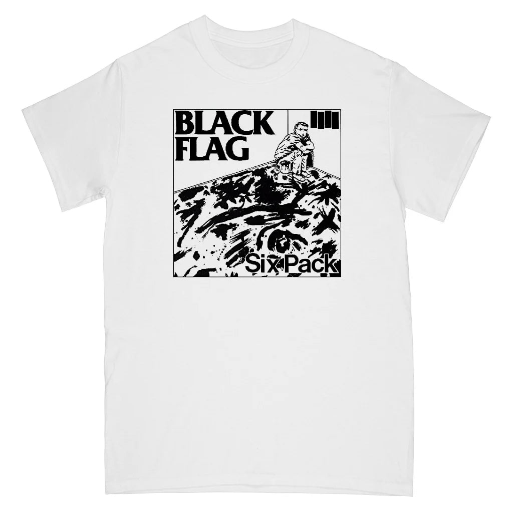 BLACK FLAG "Six Pack" - T-SHIRT