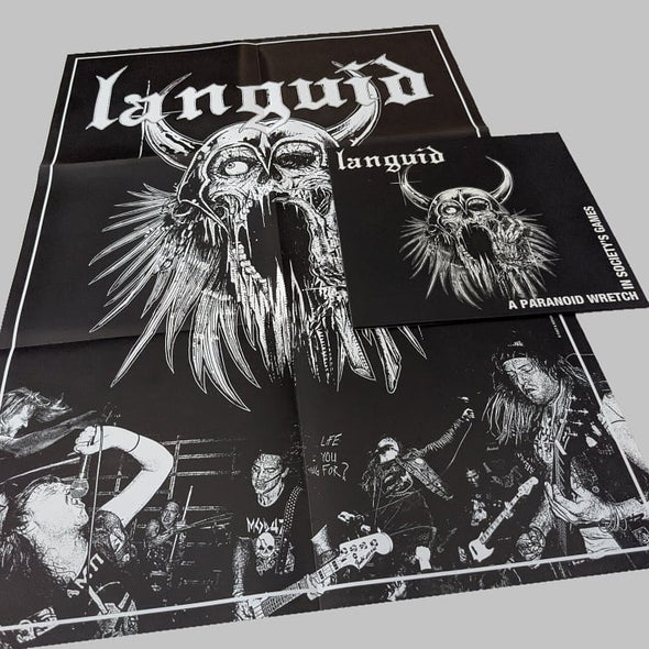 LANGUID - “A Paranoid Wretch In Society's Games” 12"