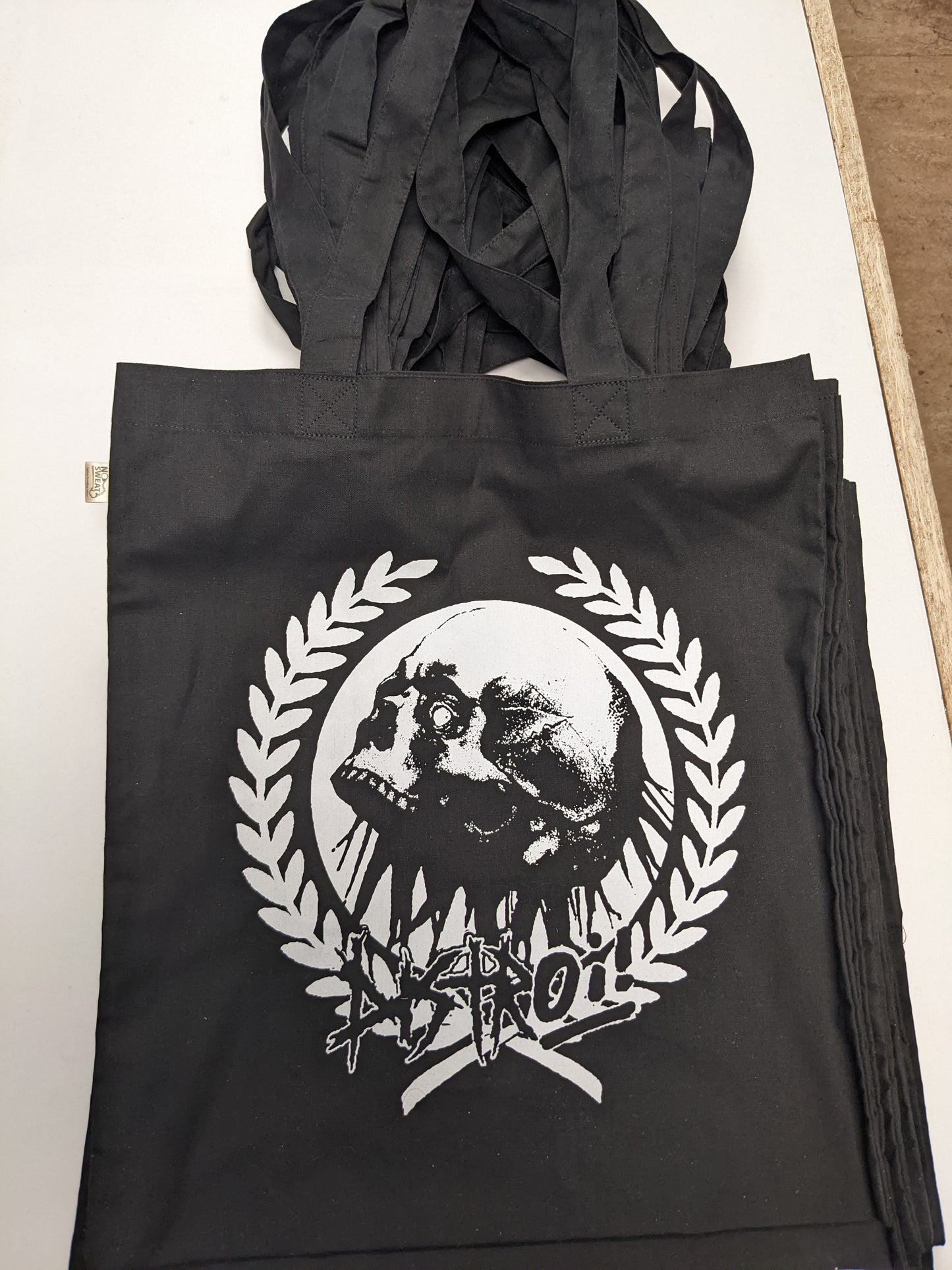 Distr-Oi! Records Logo Tote Bag