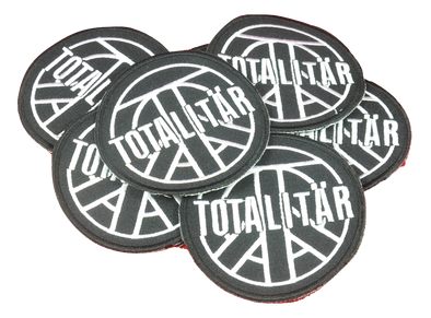TOTALITÄR – embroidered patch (circle)