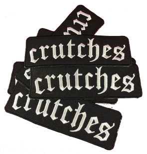 CRUTCHES - embroidered patch
